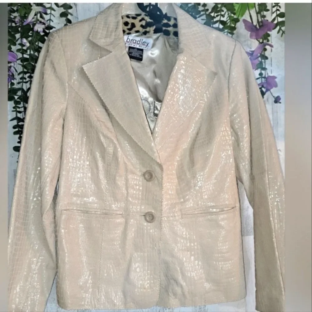 NWOT Bradley Bayou Patent Leather Jacket